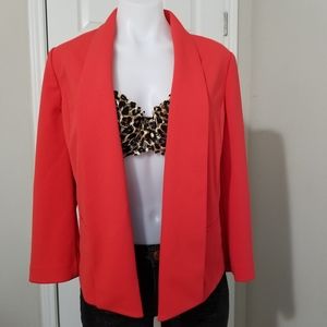 Anne Klein Open Blazer POPPY M